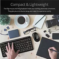 Coconut Quartz Wireless Keyboard & Mouse Combo (Durable, Efficient & Comfortable, Wireless Freedom, Perfect for Any Workspace, 1 Year Warranty)