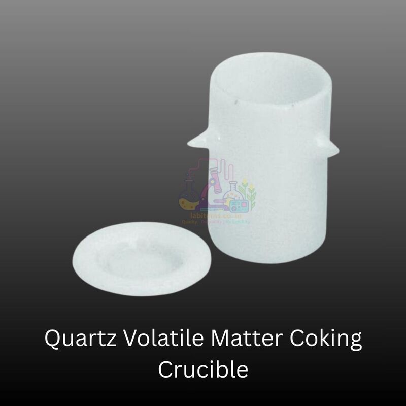 Quartz Volatile Matter Coking Crucible