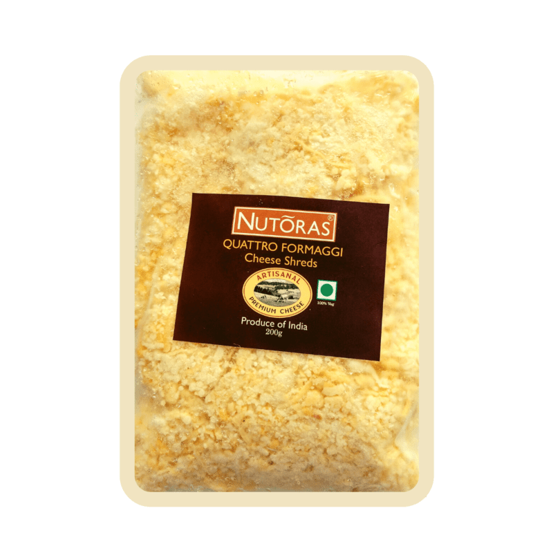 Nutoras Quattro Formaggi Shreds Cheese 200g Nutoras Quattro Formaggi Shreds Cheese 200g