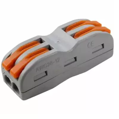 PCT-222 2 In 2 Out Quick Wire Connector Lever Terminal for Electrical Wiring PCT-222 2 In 2 Out Quick Wire Connector Lever Terminal for Electrical Wiring