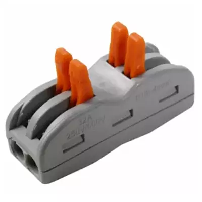 PCT-222 2 In 2 Out Quick Wire Connector Lever Terminal for Electrical Wiring PCT-222 2 In 2 Out Quick Wire Connector Lever Terminal for Electrical Wiring