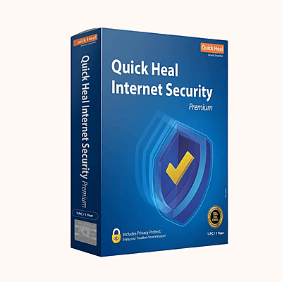 Quickheal® Internet Security Windows (Desktop) (1yr) RENEWAL