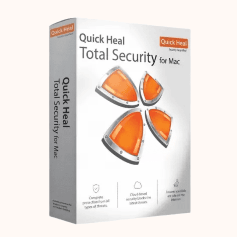 Quickheal® Total Security for Macintosh (1pc) (1 yr) CD (Spl-ND) Quickheal® Total Security for Macintosh (1pc) (1 yr) CD (Spl-ND)