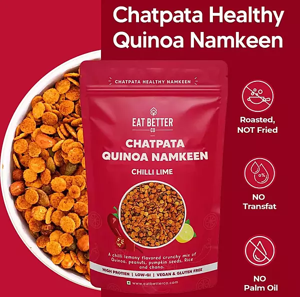 Quinoa Namkeen Mix - Chilli Lime 100 Gms - Eat Better