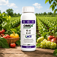 OMEX K41 – High-Potassium Foliar Fertilizer (N 3% + K₂O 41% + MgO 2.5% + S 7.3%) | Vetrivel Agro Services