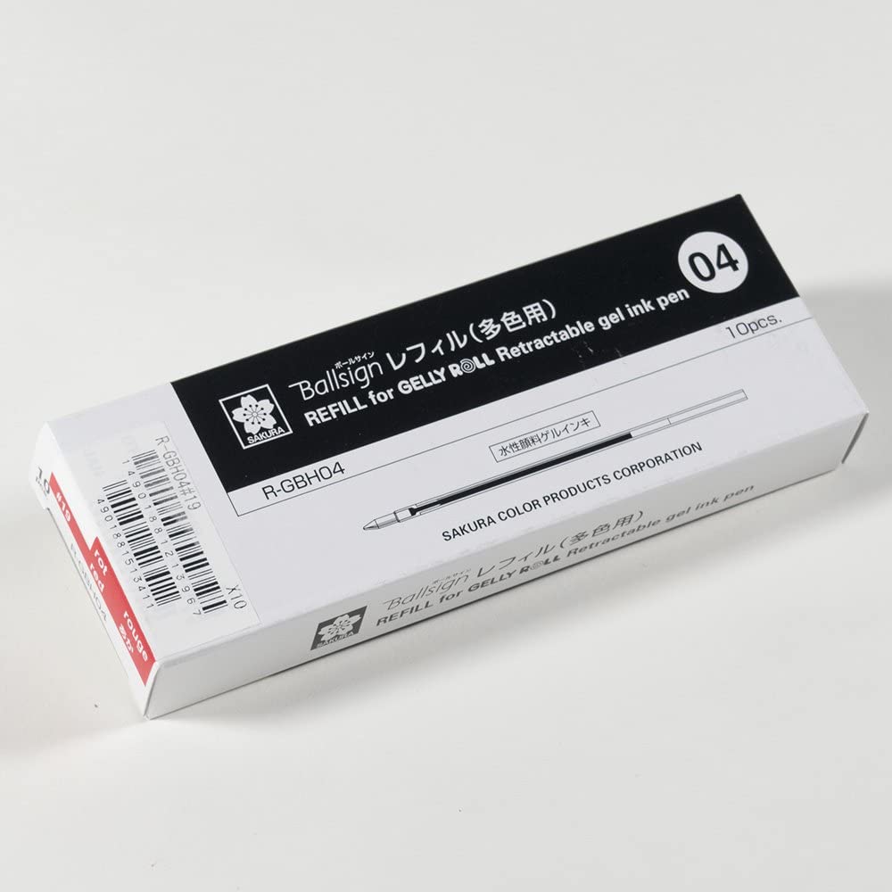 Sakura Multi-Functional Pen Refills for Ball Sign 4+1 Red R-GBH04#19