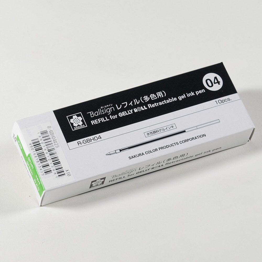 Sakura Multi-Functional Pen Refills for Ball Sign 4+1 Green R-GBH04#29