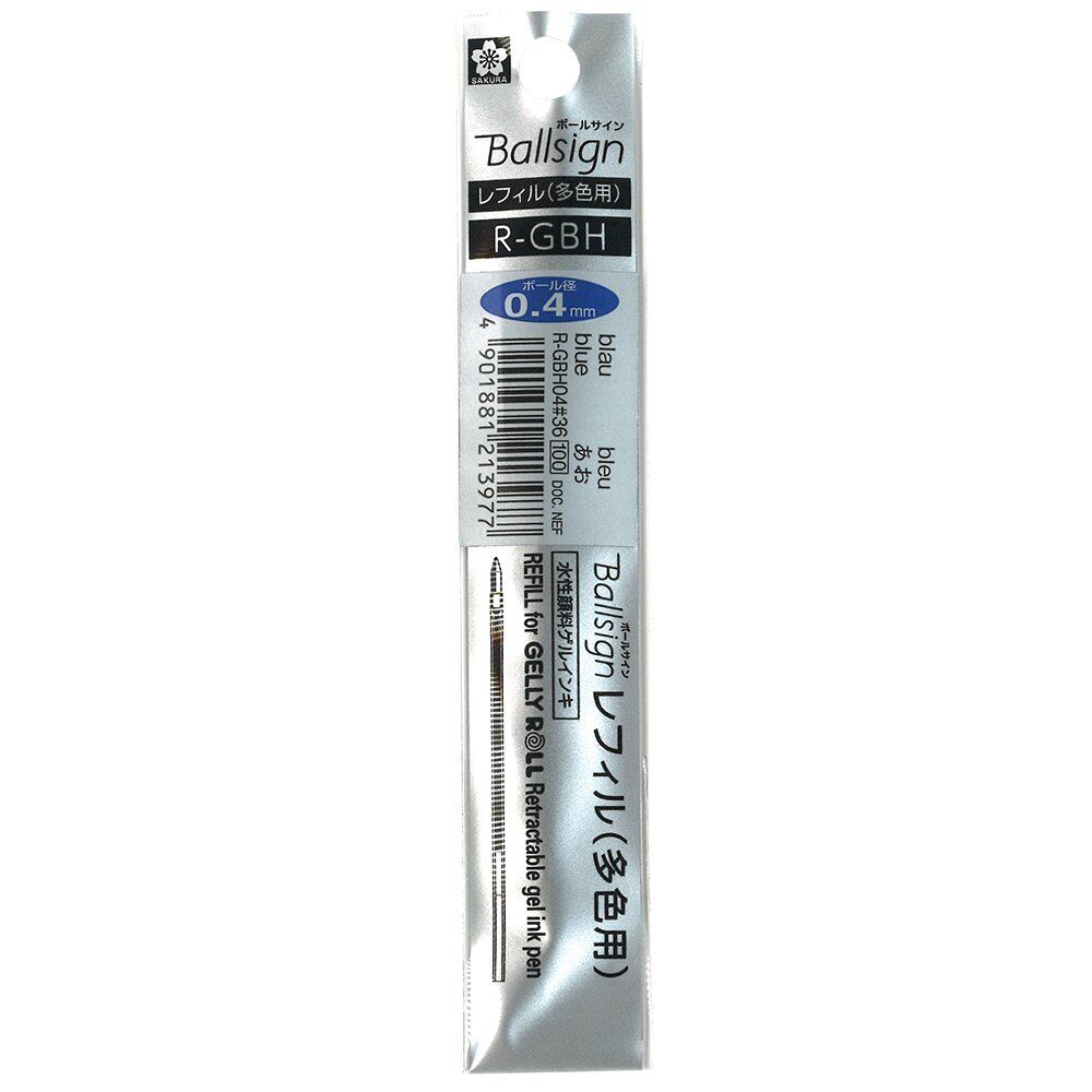 Sakura Multi-Functional Pen Refills for Ball Sign 4+1 Blue R-GBH04#36