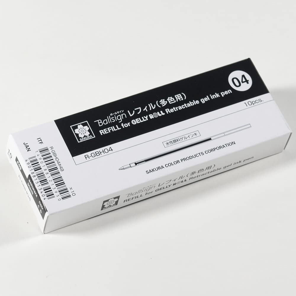 Sakura Multi-Functional Pen Refills for Ball Sign 4+1 Black R-GBH04#49