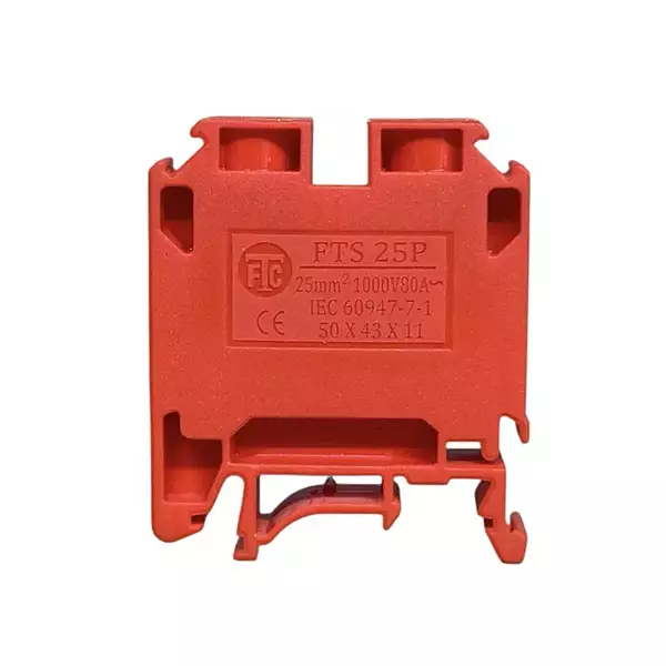 16 mm² Red Polyamide Terminal Block (32 Amp)|FTS-16P