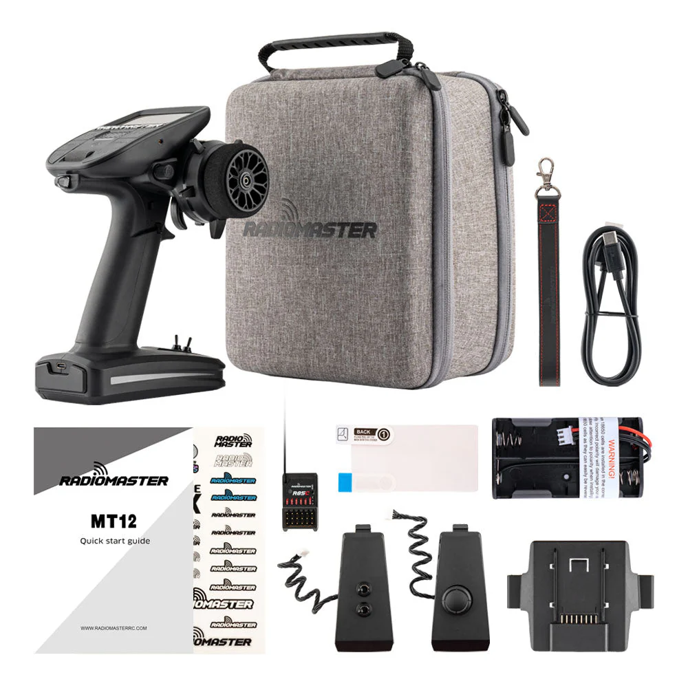 RadioMaster MT12 4in1 Transmitter RM-RADI-1800 – radio system with original packaging box