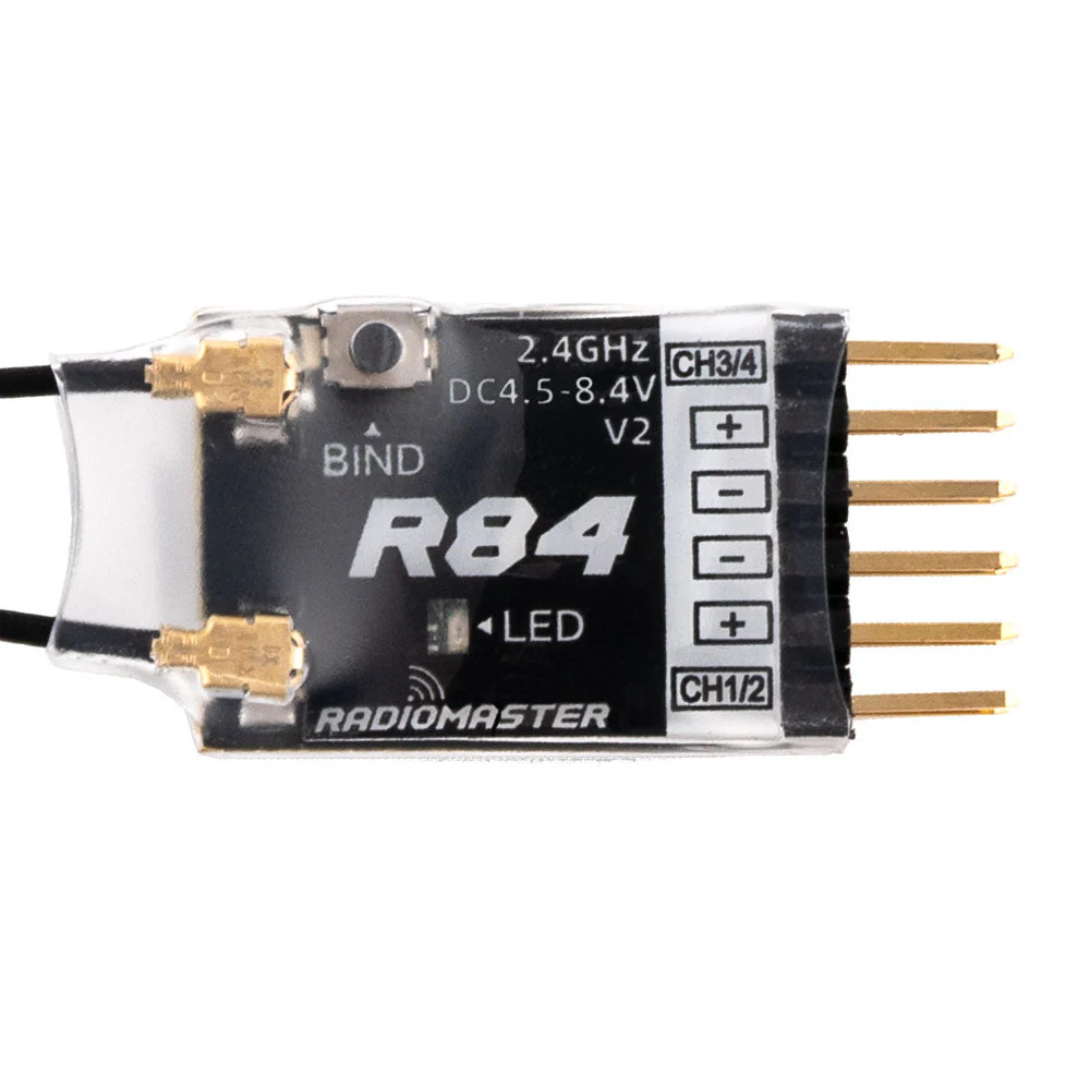 RadioMaster R84 V2 Receiver Module RM-RADI-1812 PWM output ports detail RadioMaster R84 V2 Receiver Module RM-RADI-1812 PWM output ports detail