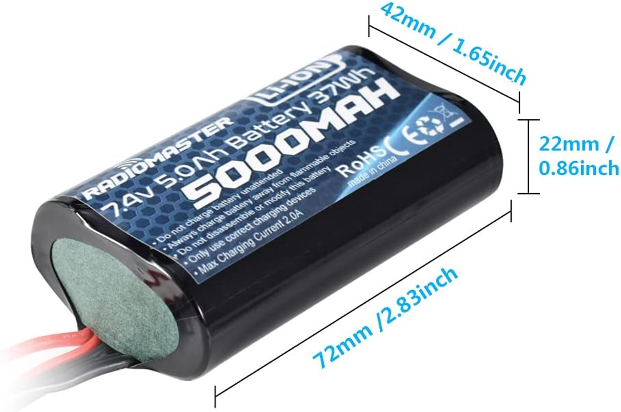 RADIOMASTER-5000MAH 2S LI-ION BATTERY