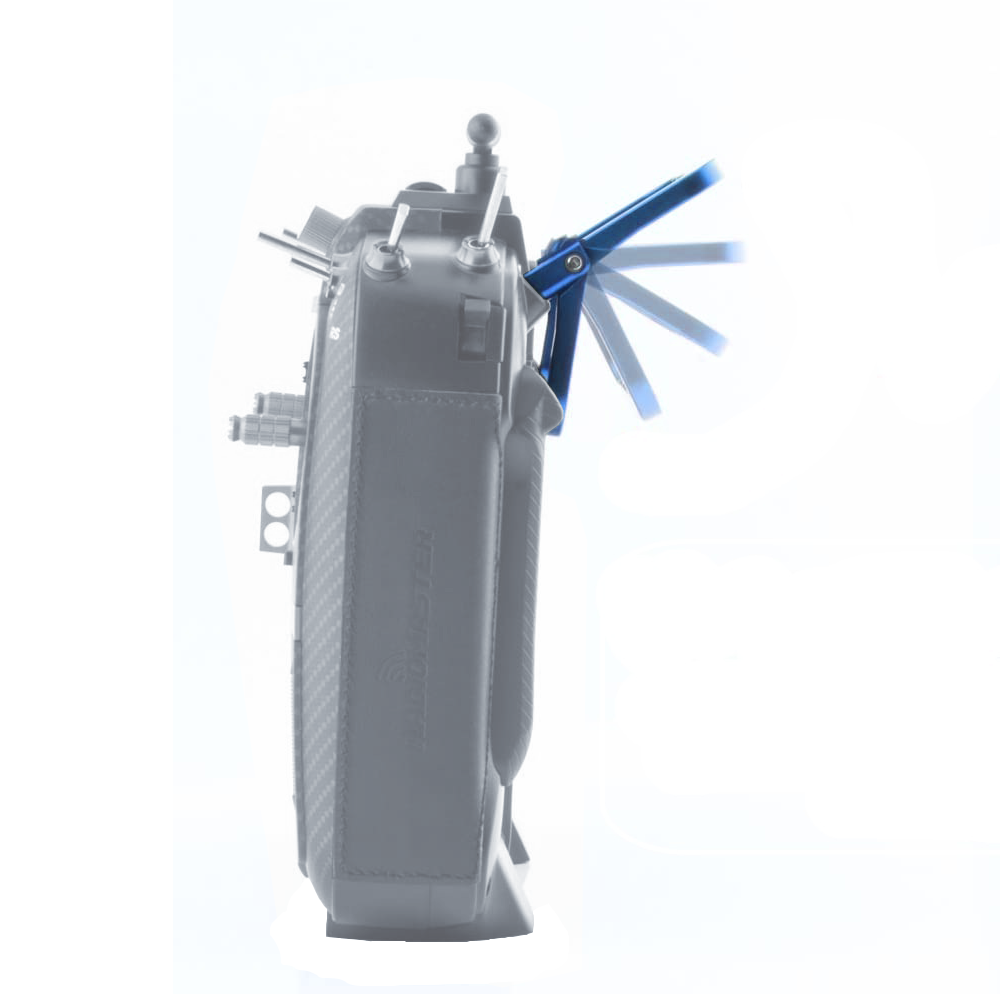 RADIOMASTER-TX16S CNC METAL BLUE FOLDING HANDLE