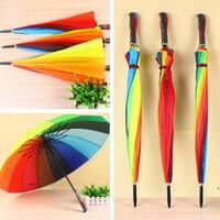 Rainbow Umbrella Automatic 16tar (Pack of 6pcs)