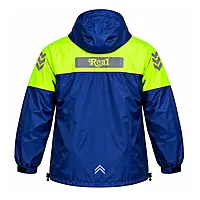 Real | Rain Pro | Double-Layer Rainwear Suit | (Pant & Jacket) | Blue/Fluorescent Green