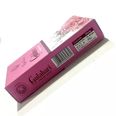 Raviikara GULABARI Premium Wet Dhoop (10 Sticks)