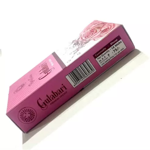 Raviikara GULABARI Premium Wet Dhoop (10 Sticks)