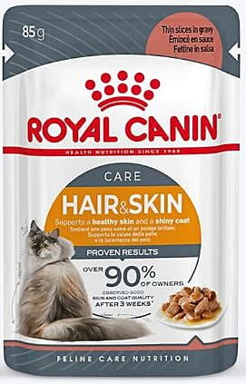 Royal Canin Hair and Skin Gravy Adult Cat Wet Food