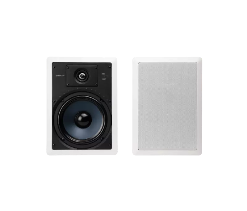 Polk RC85i High-Quality In-Wall Speaker with 8" Drivers (Pair)