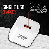 RD AC-95 2.4A USB Wall Charger Adapter