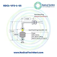 Side Mount Vertical Operated L Shape Level Switch