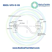 Compact Side Mount Vertical Operated SS Float Switch