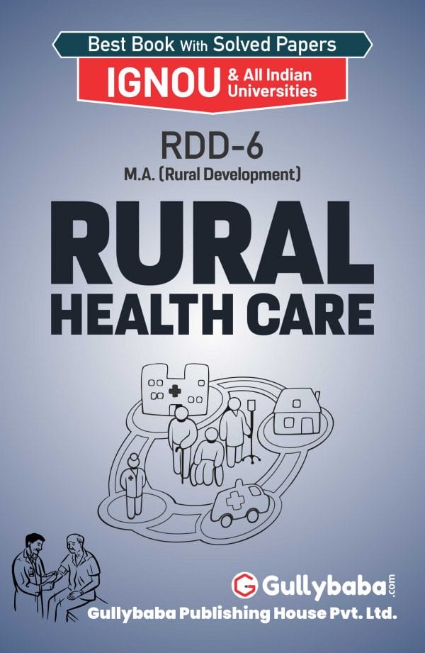 IGNOU RDD-06 - Rural Health Care, Latest Help Book Edition