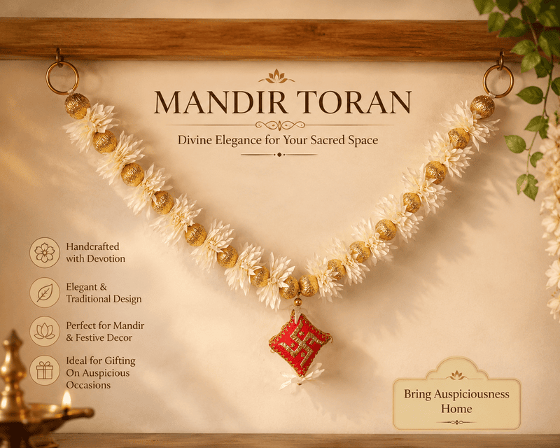 SWASTIK RED MANDIR TORAN
