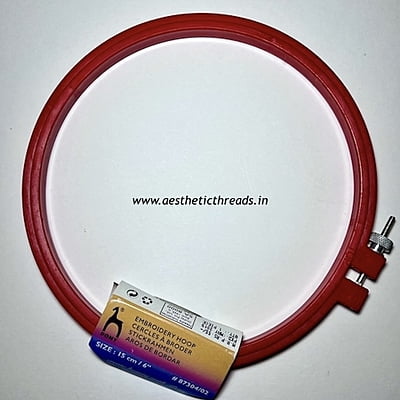 Embroidery hoop (circular) - 15 cm / 6 inches