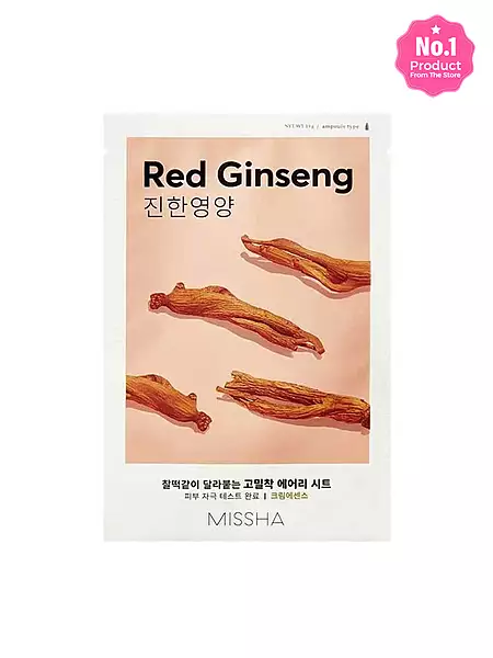 MISSHA AIRY FIT SHEET MASK (RED GINSENG)