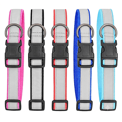 Max Reflective Dog Collar (set of 2)-multicolour