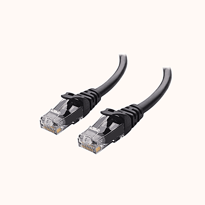 REFURBISHED PAC LAN Cable 3 m CAT6 Cable 3 meter Ethernet Lan Network CAT 6 RJ45 Patch Cord Internet BLACK