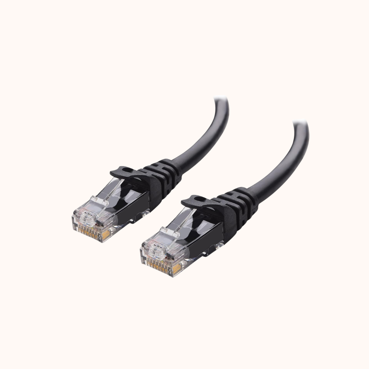 REFURBISHED PAC LAN Cable 3 m CAT6 Cable 3 meter Ethernet Lan Network CAT 6 RJ45 Patch Cord Internet BLACK