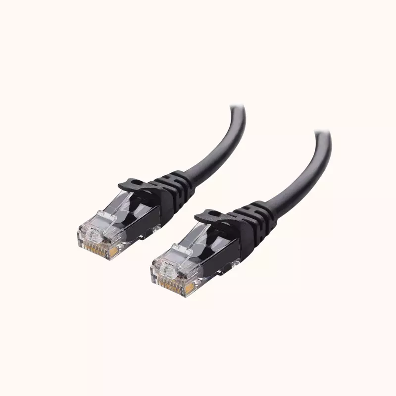 REFURBISHED PAC LAN Cable 3 m CAT6 Cable 3 meter Ethernet Lan Network CAT 6 RJ45 Patch Cord Internet BLACK
