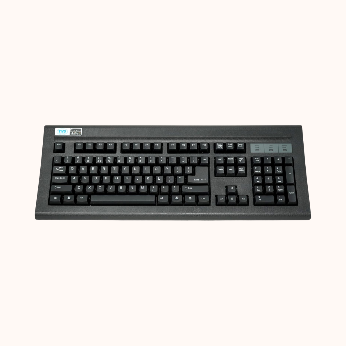 REFURBISHED TVS GOLD KBD Wired USB Standard Laptop Keyboard Compatible with Desktop, Laptop, Mac  (Black)