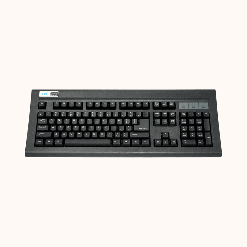 REFURBISHED TVS GOLD KBD Wired USB Standard Laptop Keyboard Compatible with Desktop, Laptop, Mac  (Black)
