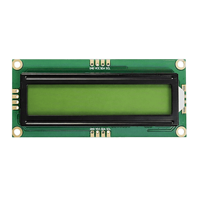 RG1602A-19 Display 16x2 I2C Green