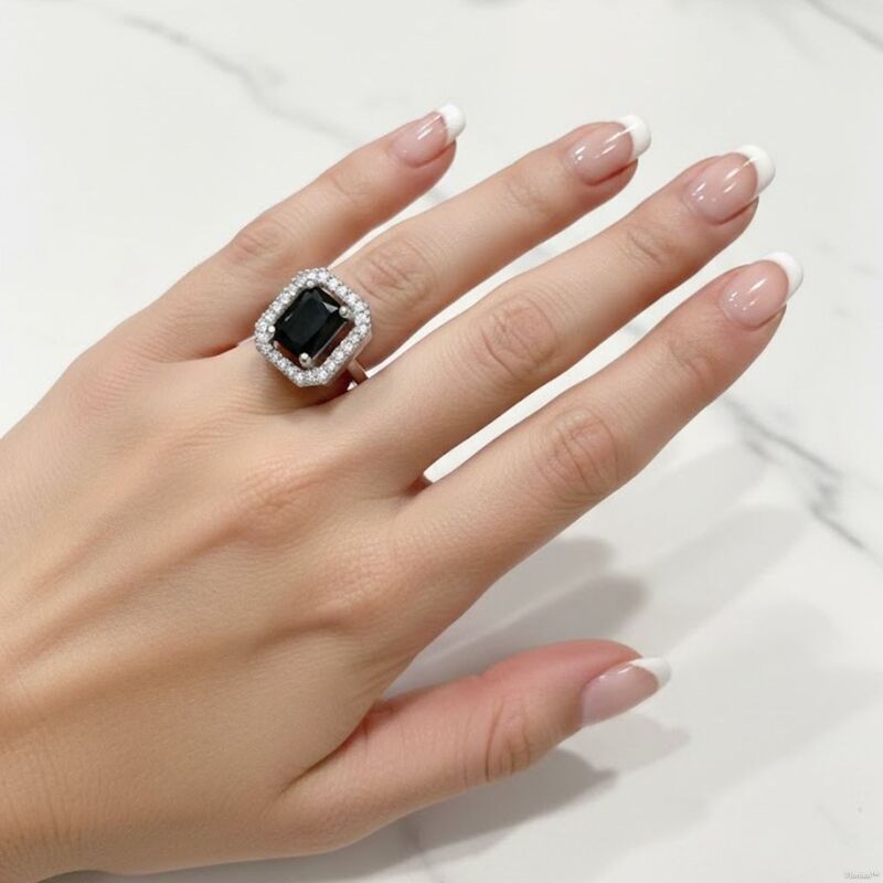 Florium™ Teardrop Cocktail Ring [RGSS-01B]