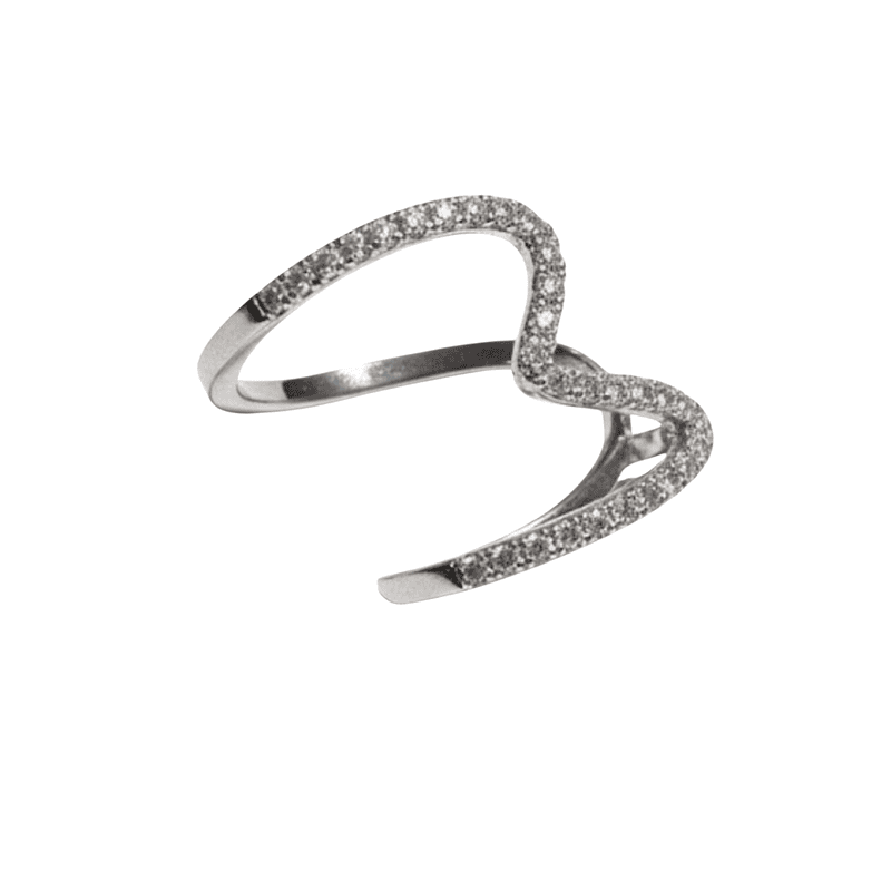 Florium™ : Timeless Teardrop Cocktail Ring with High-Shine Party Essential   [RGSS-10]