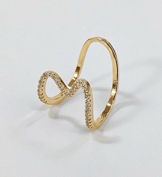 Florium™ Teardrop Cocktail Ring [RGSS-10B]