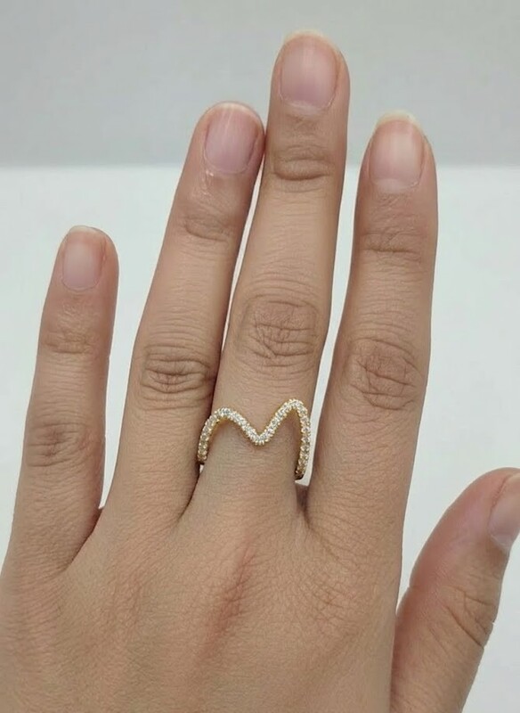 Florium™ Teardrop Cocktail Ring [RGSS-10B]