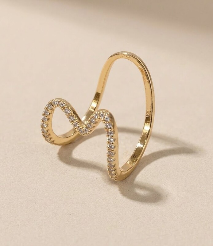 Florium™ Teardrop Cocktail Ring [RGSS-10B]