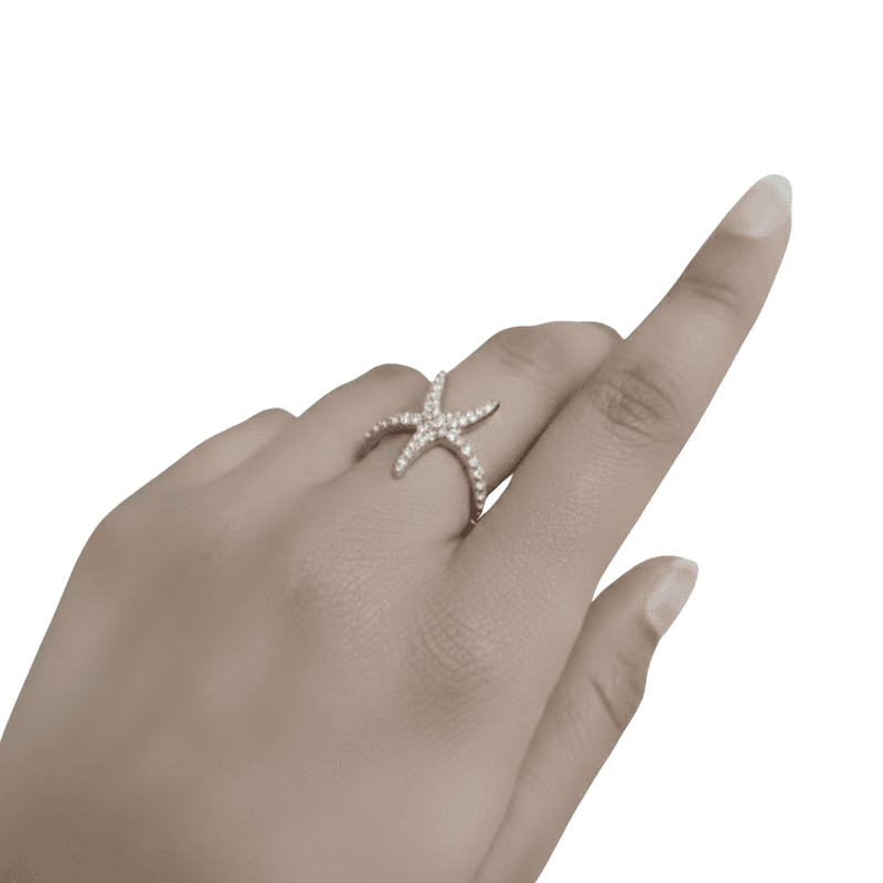 Florium™ : Timeless Teardrop Cocktail Ring with High-Shine Party Essential   [RGSS-13]