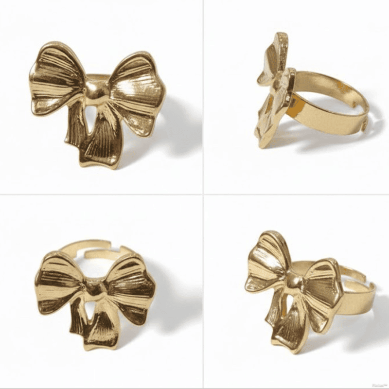 Florium™ : Timeless Teardrop Cocktail Ring with High-Shine Party Essential   [RGSS-14]
