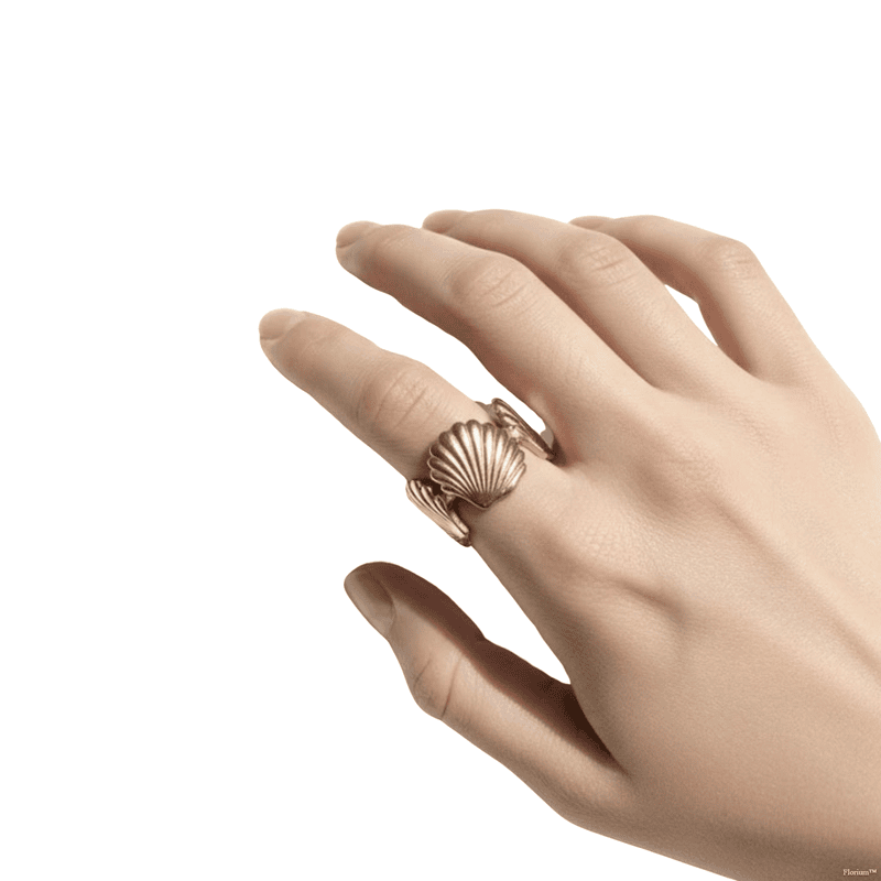 Florium™ : Timeless Teardrop Cocktail Ring with High-Shine Party Essential   [RGSS-16]
