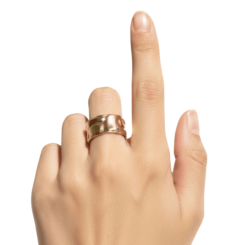 Florium™ : Timeless Teardrop Cocktail Ring with High-Shine Party Essential   [RGSS-17]