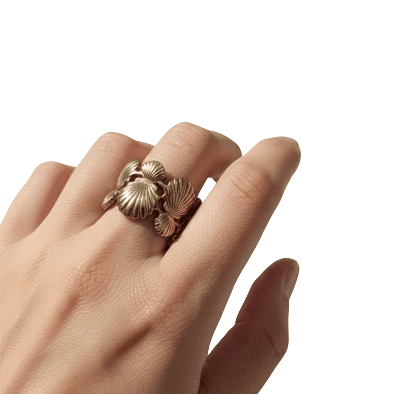 Florium™ : Timeless Teardrop Cocktail Ring with High-Shine Party Essential   [RGSS-18]
