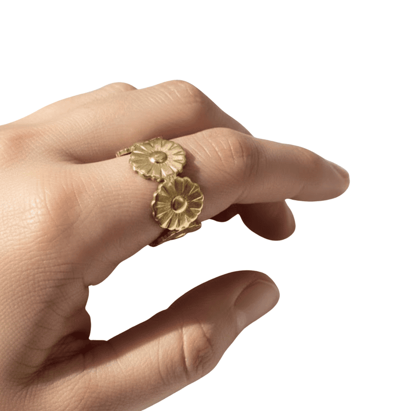 Florium™ : Timeless Teardrop Cocktail Ring with High-Shine Party Essential   [RGSS-19]