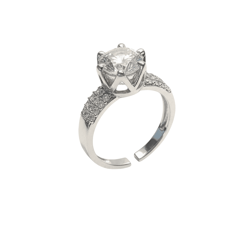 Florium™ : Timeless Teardrop Cocktail Ring with High-Shine Party Essential  [RGSS-02]